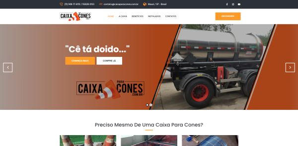 Caixa para Cones